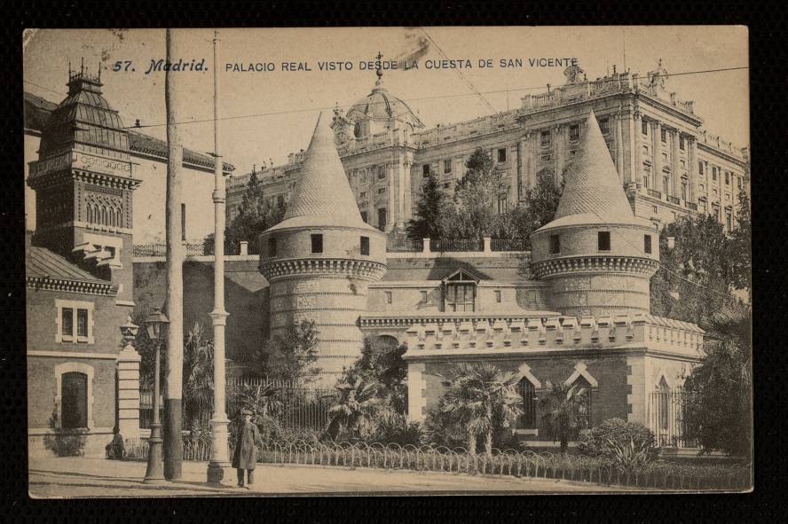 Palacio Real visto desde la Cuesta de San Vicente