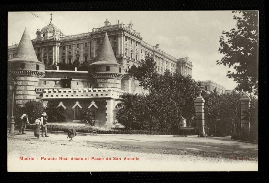 Palacio Real desde el Paseo de San Vicente