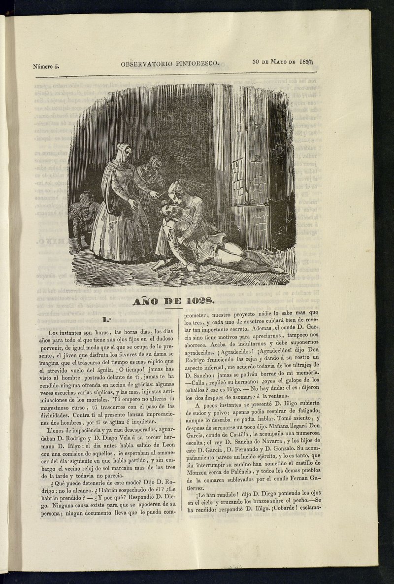 El Observatorio Pintoresco de 30 de mayo de 1837, n 5