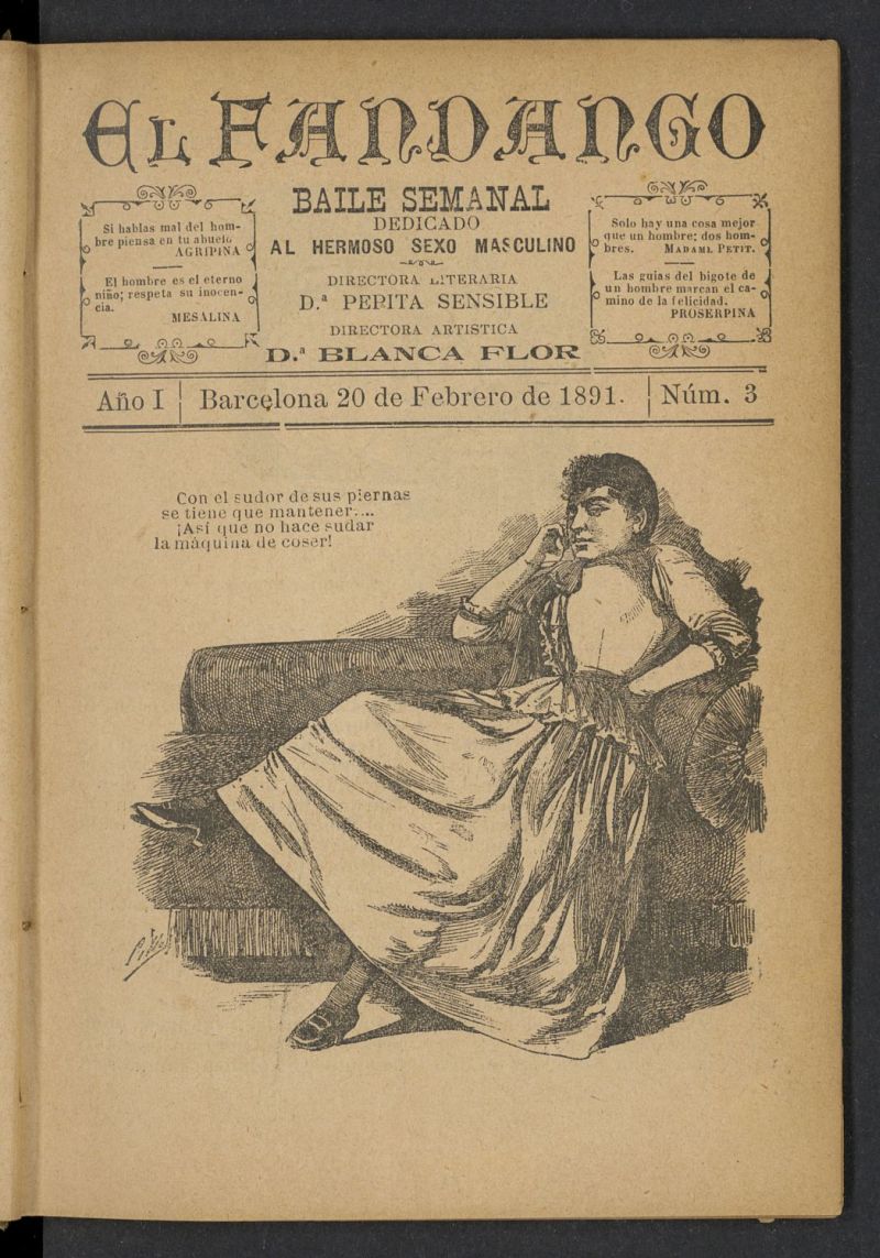 El Fandango del 20 de febrero de 1891, n 3