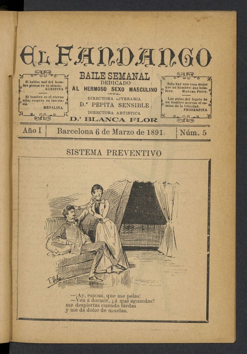 El Fandango del 6 de marzo de 1891, n 5