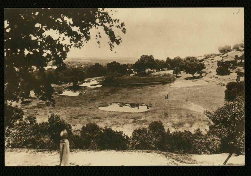 Club de Puerta de Hierro. Green del agujero uno