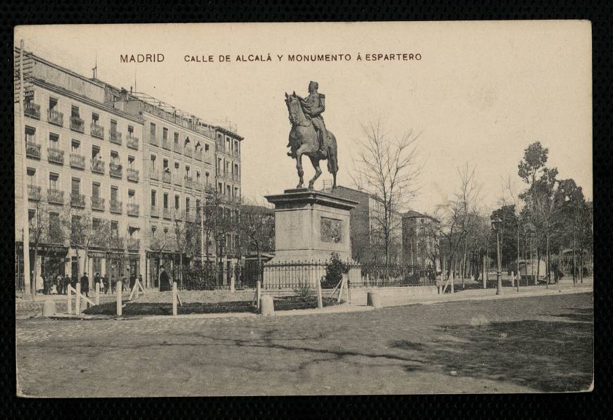 Calle de Alcal y Monumento a Espartero