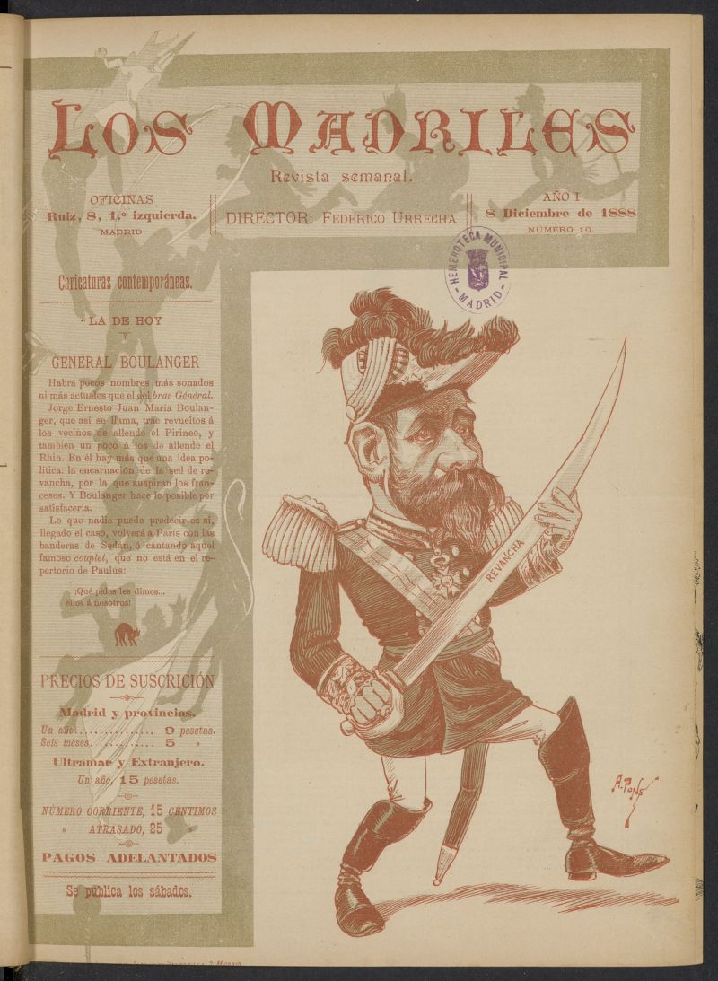 Los Madriles del 8 de diciembre de 1888, n 10