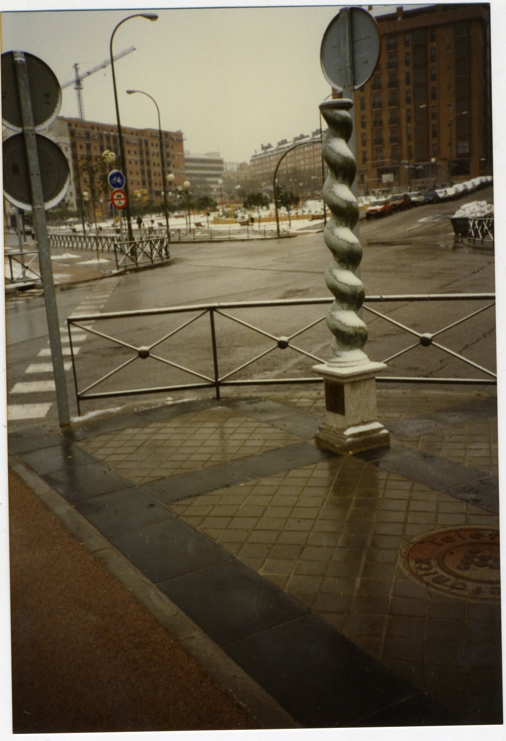 Cruce de calle Gasmetro con el Pasillo Verde