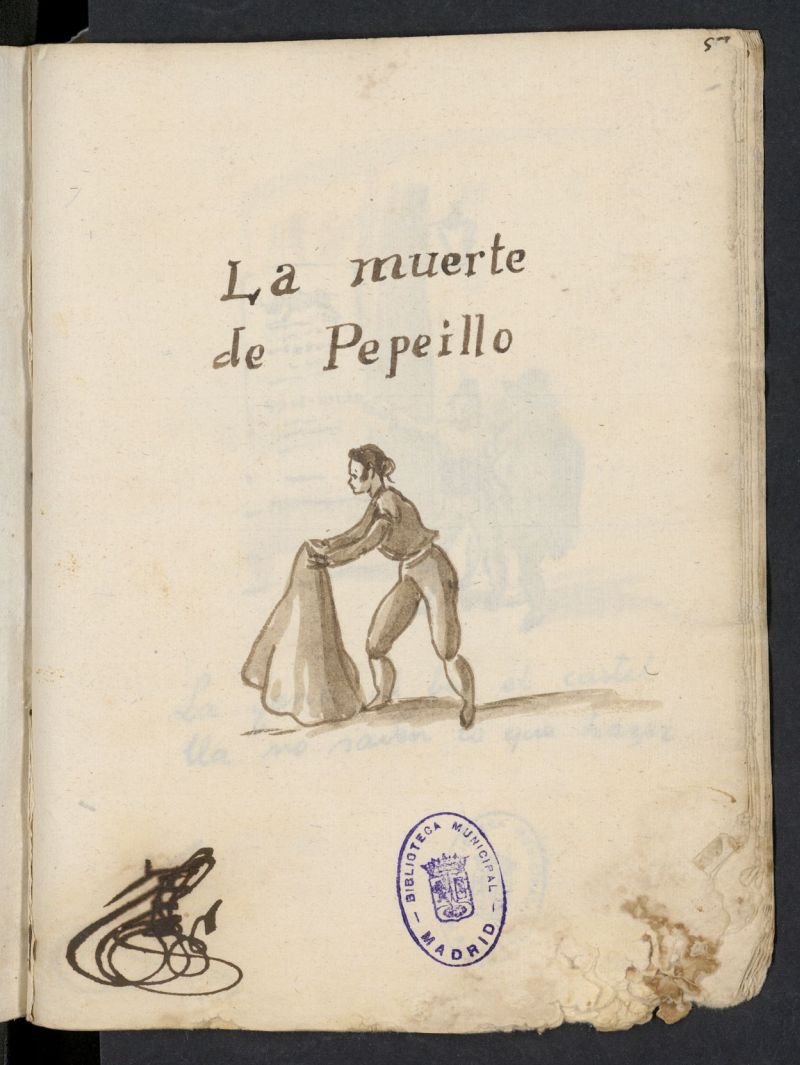 En diez y seis de agosto de mil setecientos setenta y nuebe se me present este libro por Ignacio Nieto Montero...