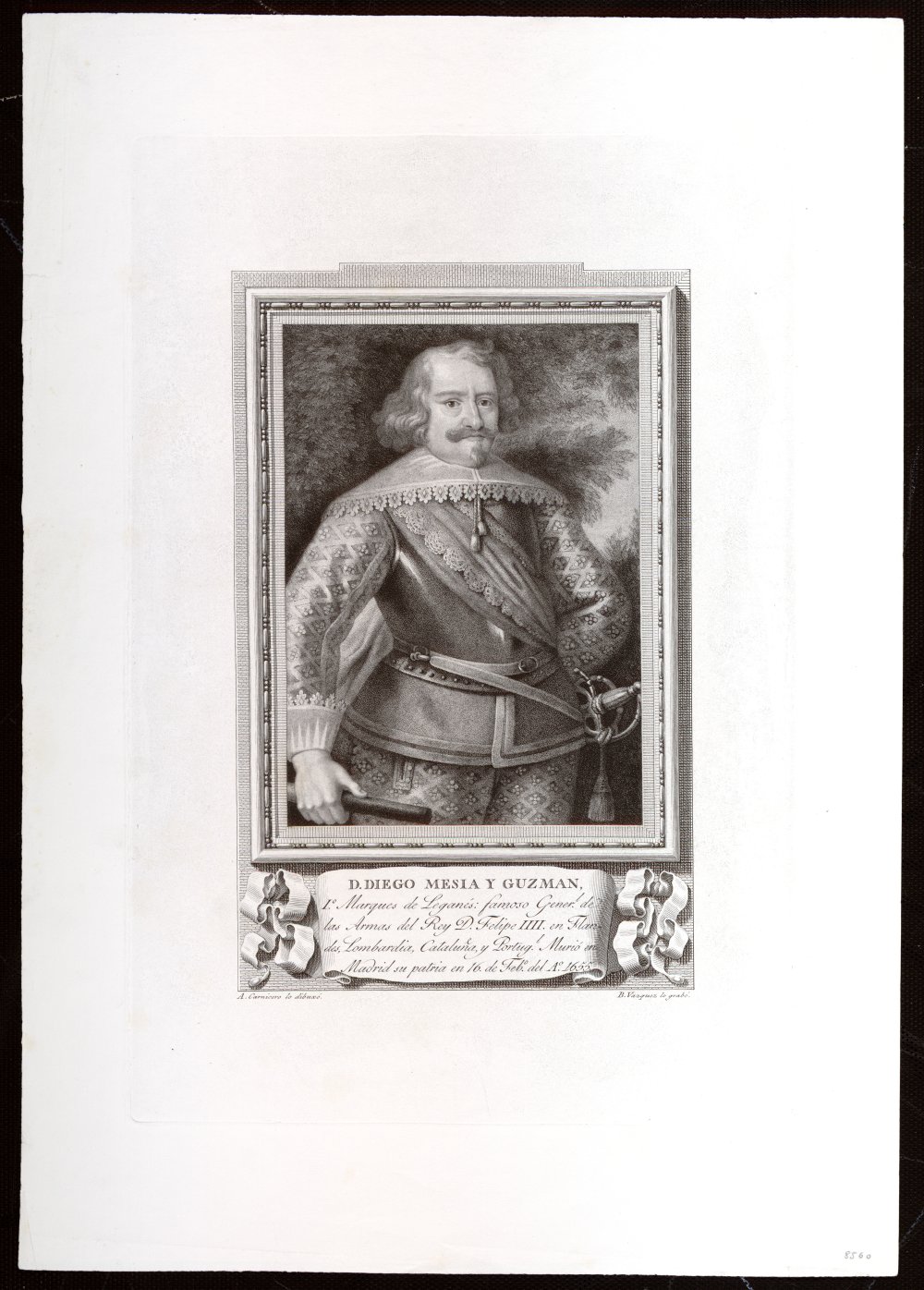 Retrato de Diego Mesa y Guzmn, Marqus de Legans