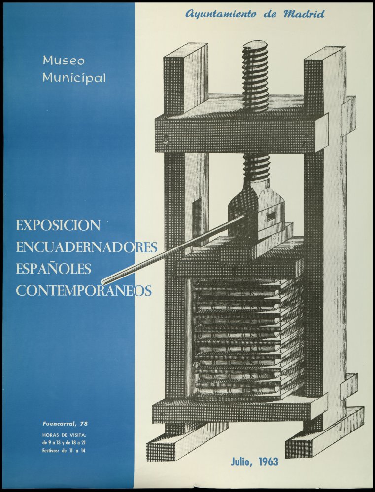 Exposicin encuadernadores espaoles contemporaneos. Julio 1963