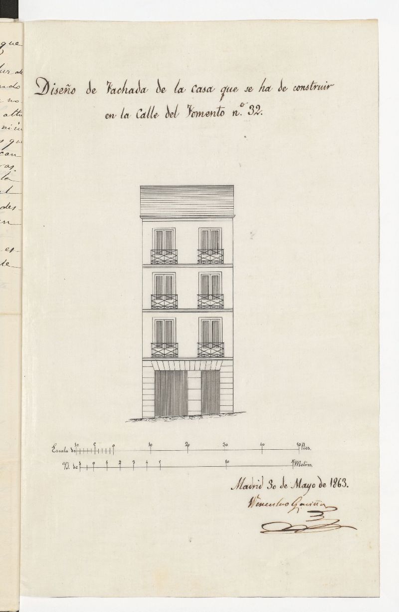 D. Julin Lpez  y Tejada, a nombre de D. Manuel Paternina y Arias, para construir de nueva planta la casa de la propiedad de ste, calle del Fomento, n 32, manzana 551.