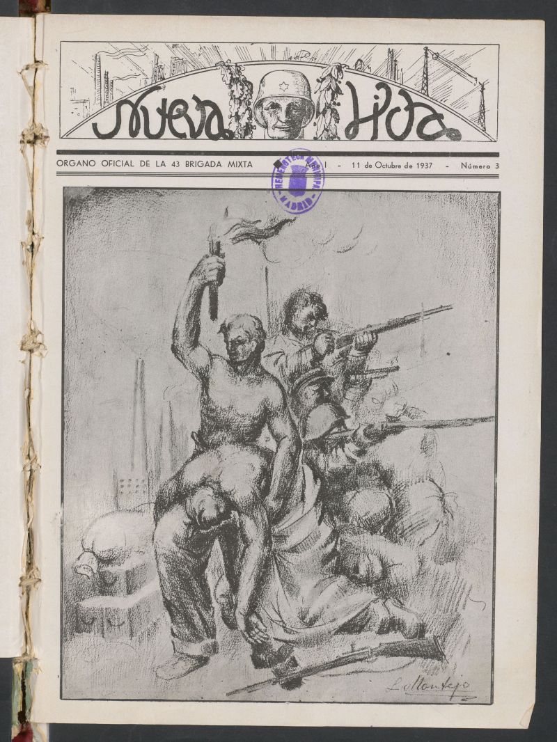 Nueva vida : organo oficial de la 43 Brigada Mixta del 11 de octubre de 1937