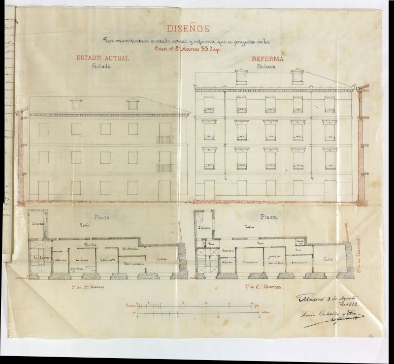 D. Juan Manuel de Zabala, para elevar un piso en la casa calle de la Libertad n 33.