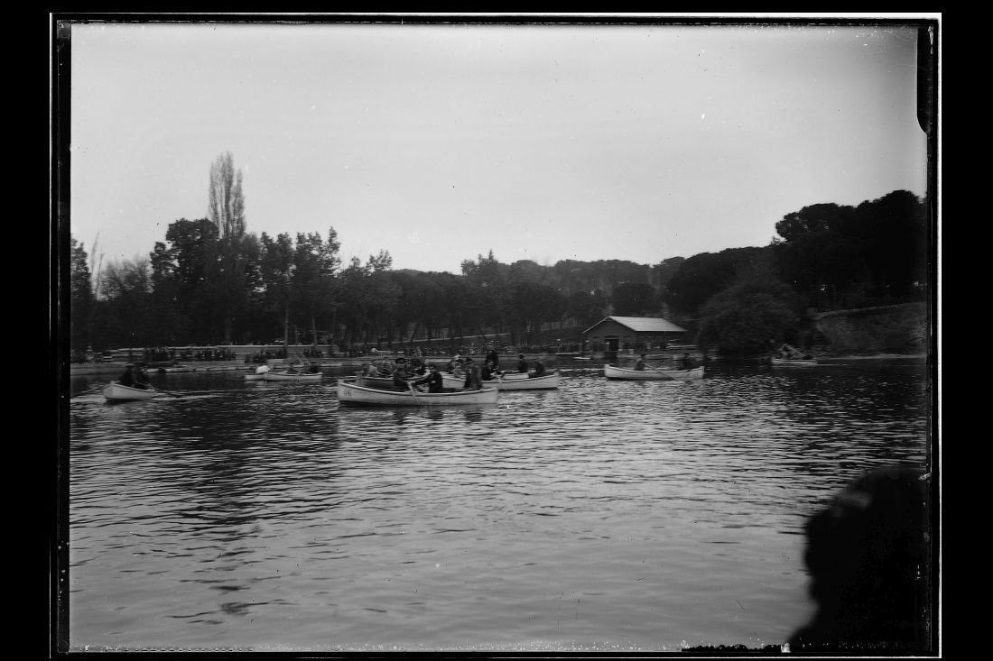 Barcas de recreo en el Lago de la Casa de Campo