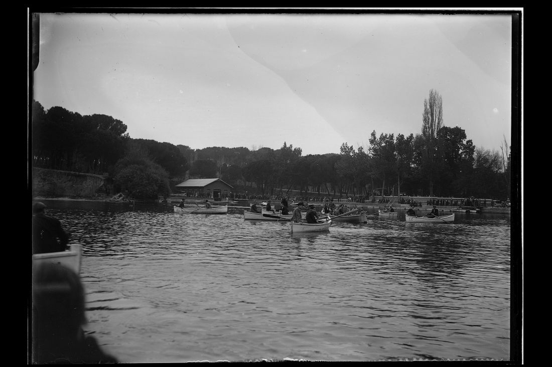 Barcas de recreo en el Lago de la Casa de Campo